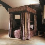 16th C Four poster bed drapes and coverlet